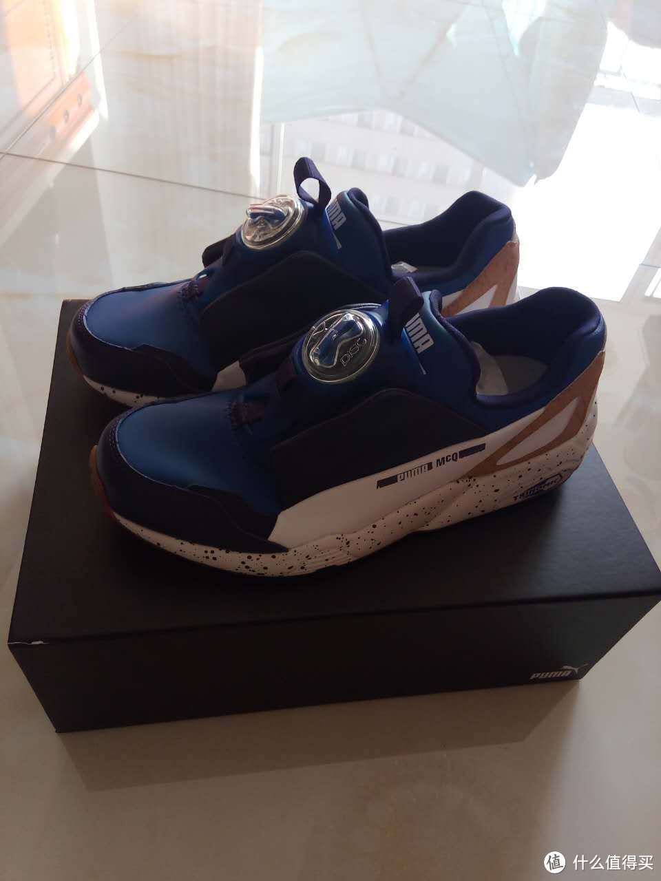 PUMA 彪马  x McQ Disc Blaze “Blue” 男款复古跑鞋开箱