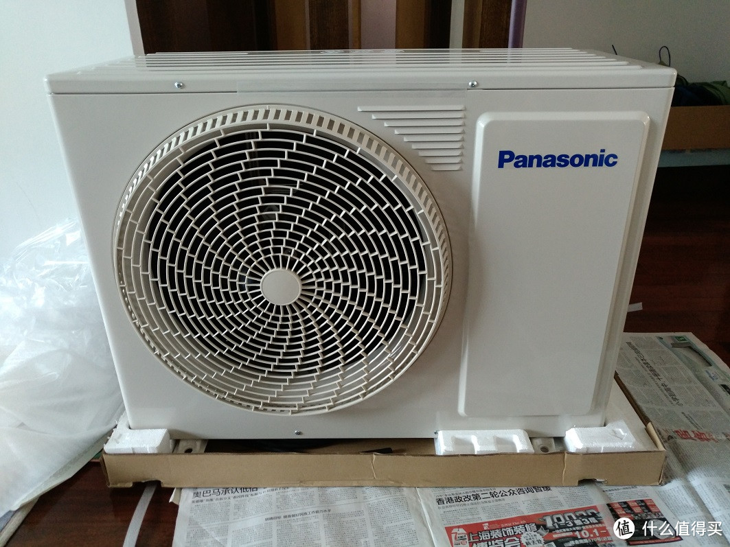 老厂牌的新缩水：Panasonic 松下 尊睿系列 CS-E27FK1 3匹 立柜式变频冷暖空调  开箱