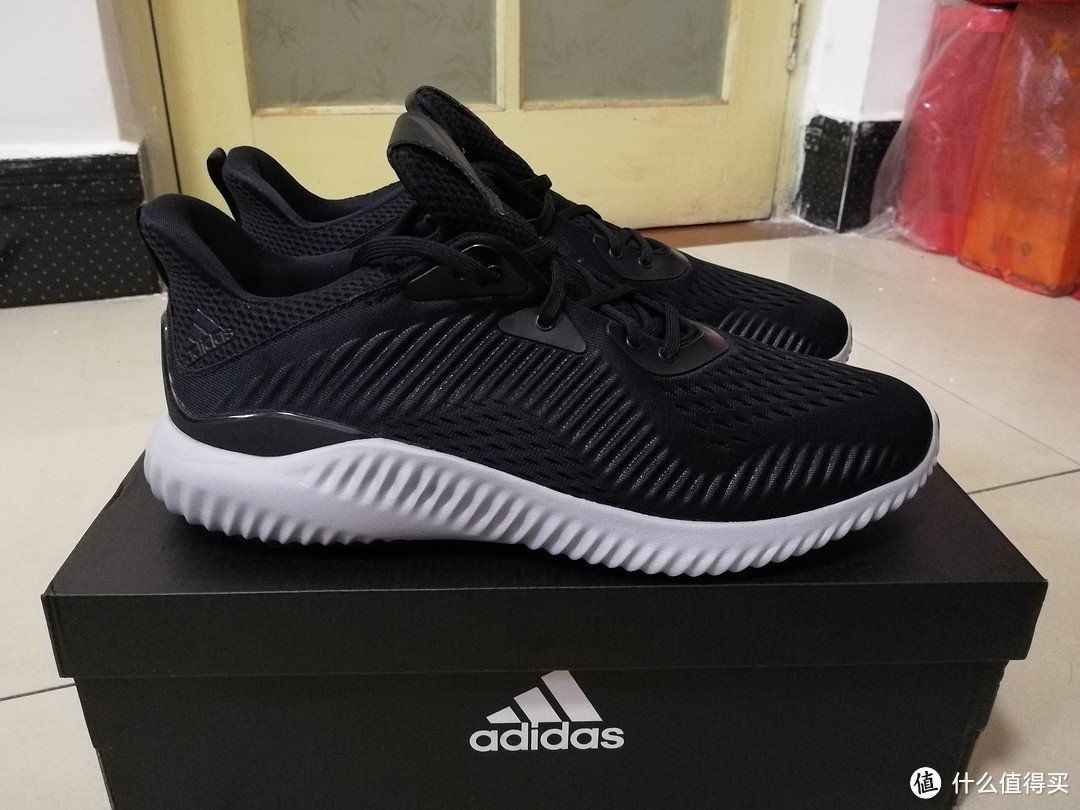 adidas 阿迪达斯 Alphabounce em 男子跑鞋 开箱晒物