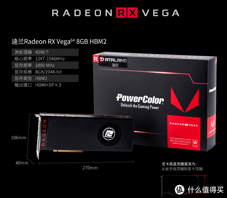 终于等来你—Dataland 迪兰 RX VEGA 64 公版 黑风 开箱简单测试