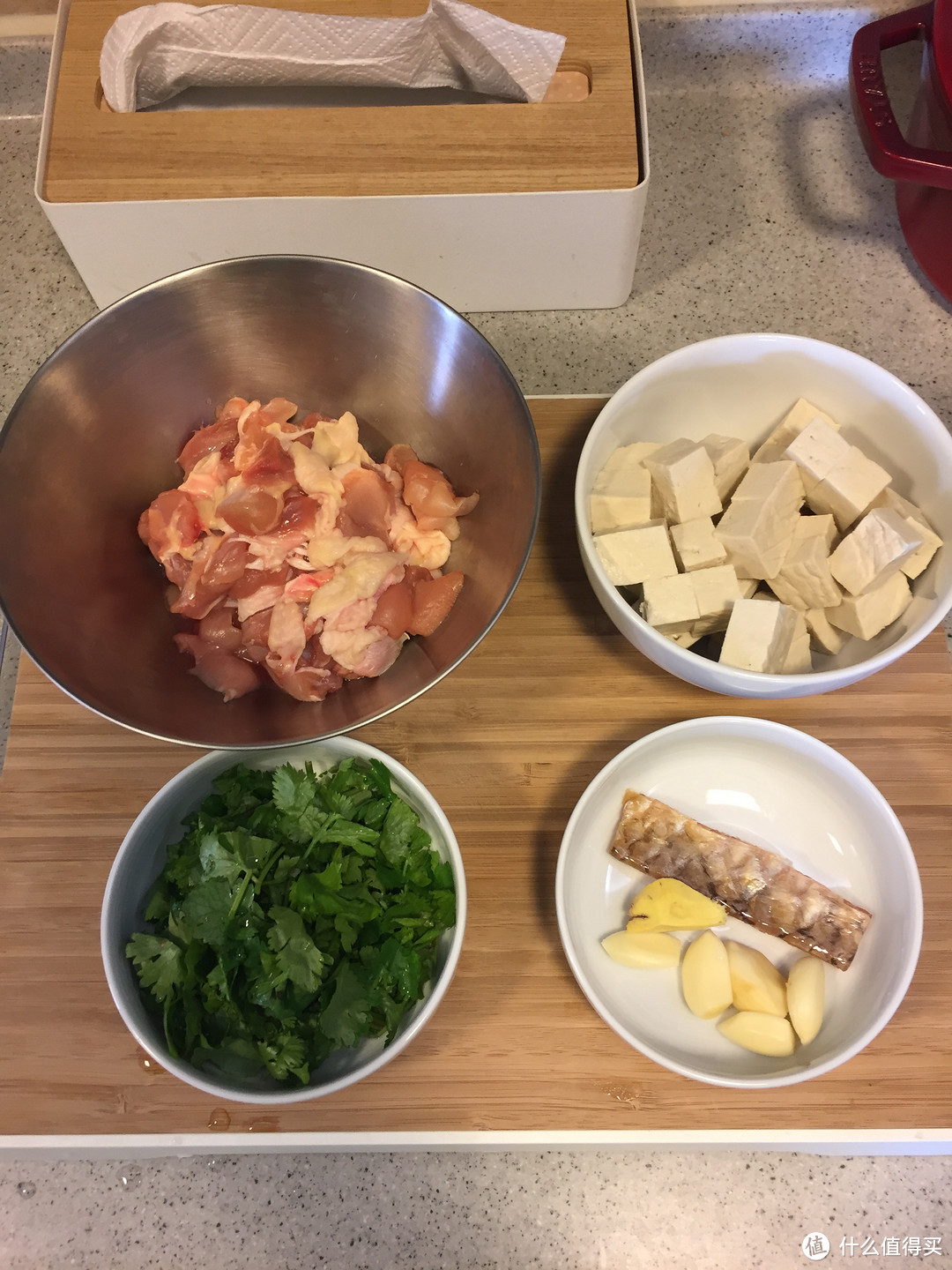 在家吃饭：拌饭神器，鸡肉豆腐加肉末茄子