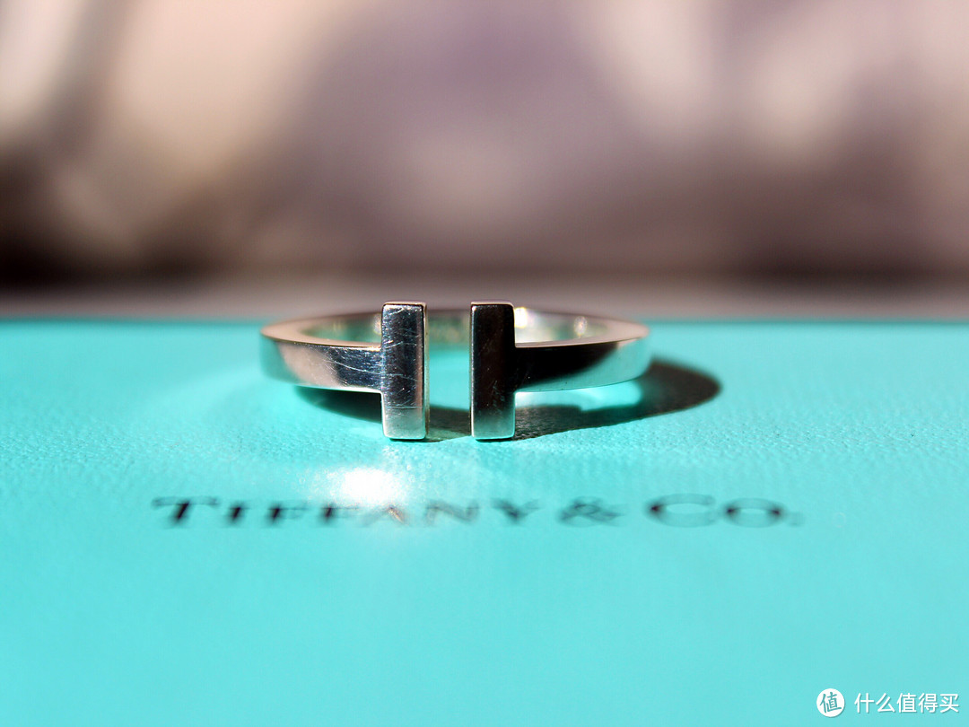 #七夕#秀恩爱# 过节套路深似海：Tiffany&Co. T square ring in silver 开箱