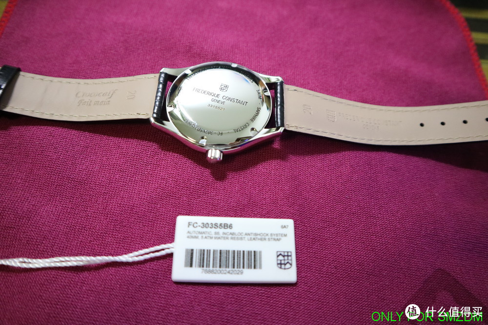 #一表不凡# FREDERIQUE CONSTANT 康斯登 男表 FC-303S5B6购买体会