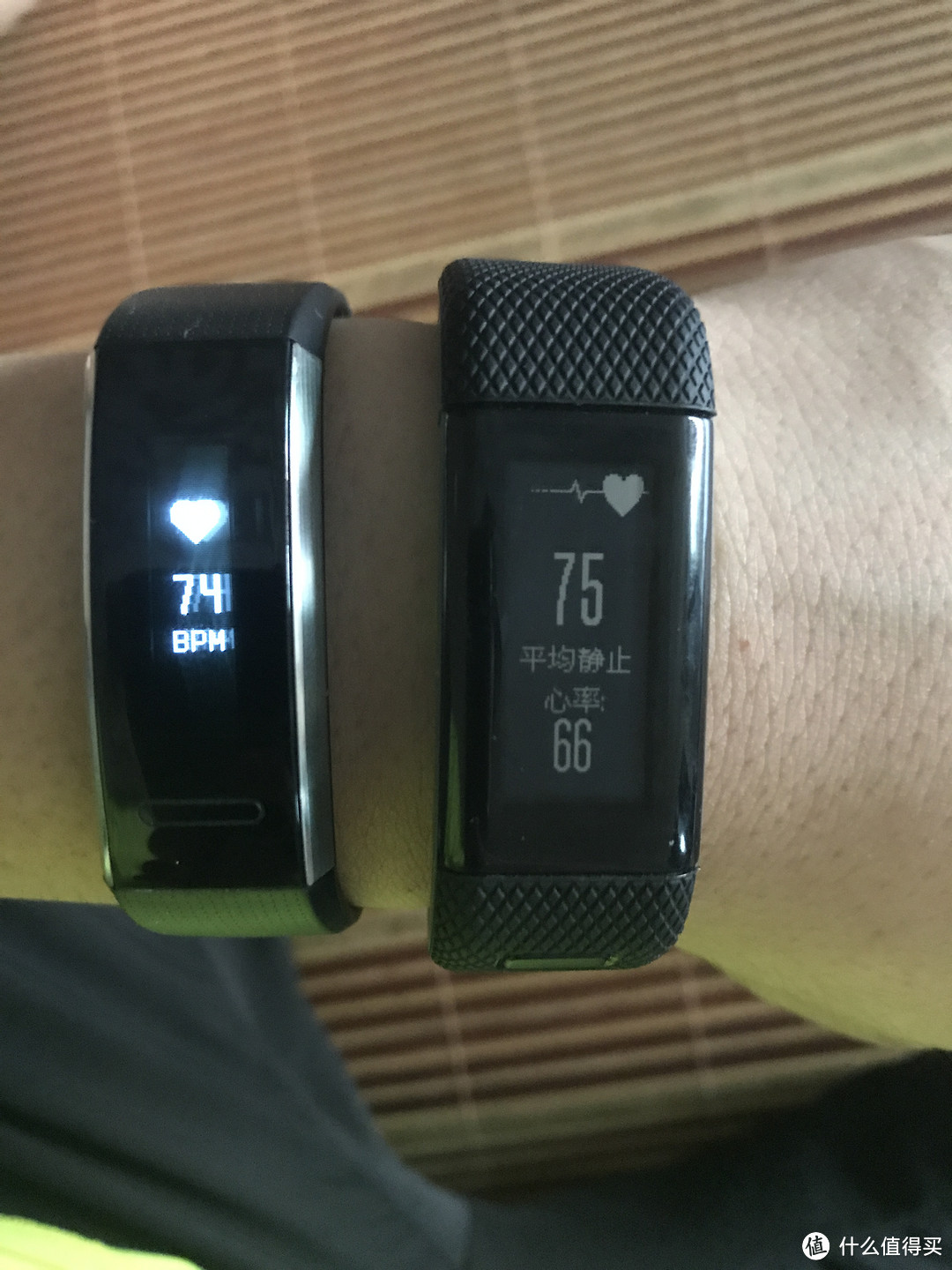 #原创新人#有惊喜，有意外：HUAWEI 华为 运动手环GPS版与GARMIN 佳明 vivosmart hr+ 对比