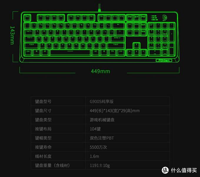 Fühlen 富勒 G900S 纯享版 键盘 开箱测评（附拆解）