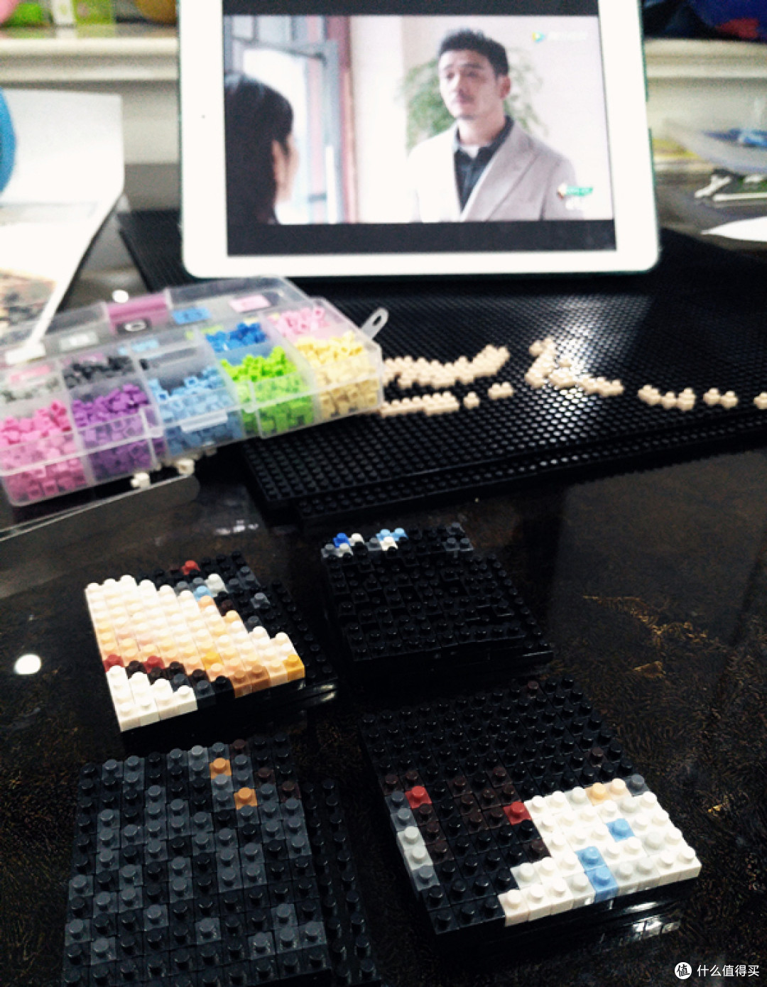 原创新人我用一万个积木制作的积木画代表我的爱