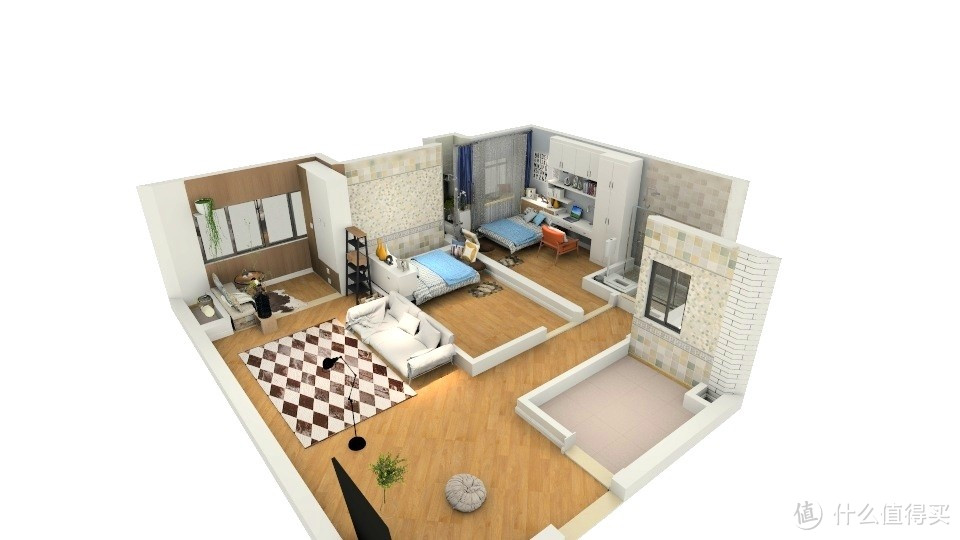▲3D Floorplan