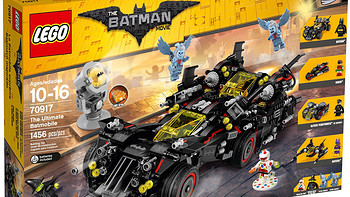 乐高 超级英雄系列 70917 终极蝙蝠车外观展示(蝙蝠车|摩托|坦克|飞机|人仔)