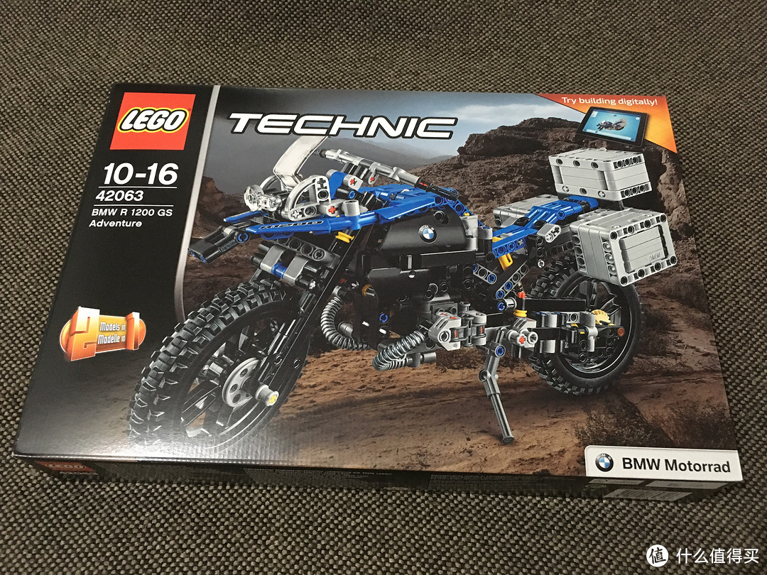 我的lego科技系列篇二 买得起的宝马摩托 Bmw 宝马463 R10 Gs 摩托车 乐高 什么值得买