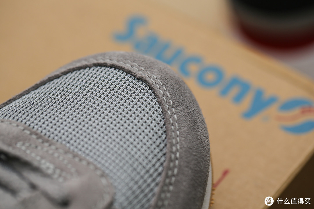 saucony 圣康尼 shadow original 灰红配色 开箱