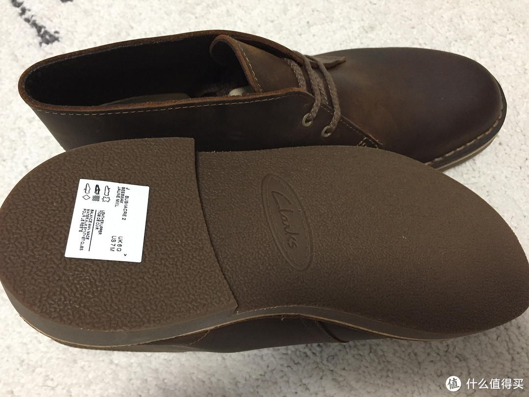 Clarks 其乐 Bushacre 2沙漠靴 Beeswax Leather 开箱