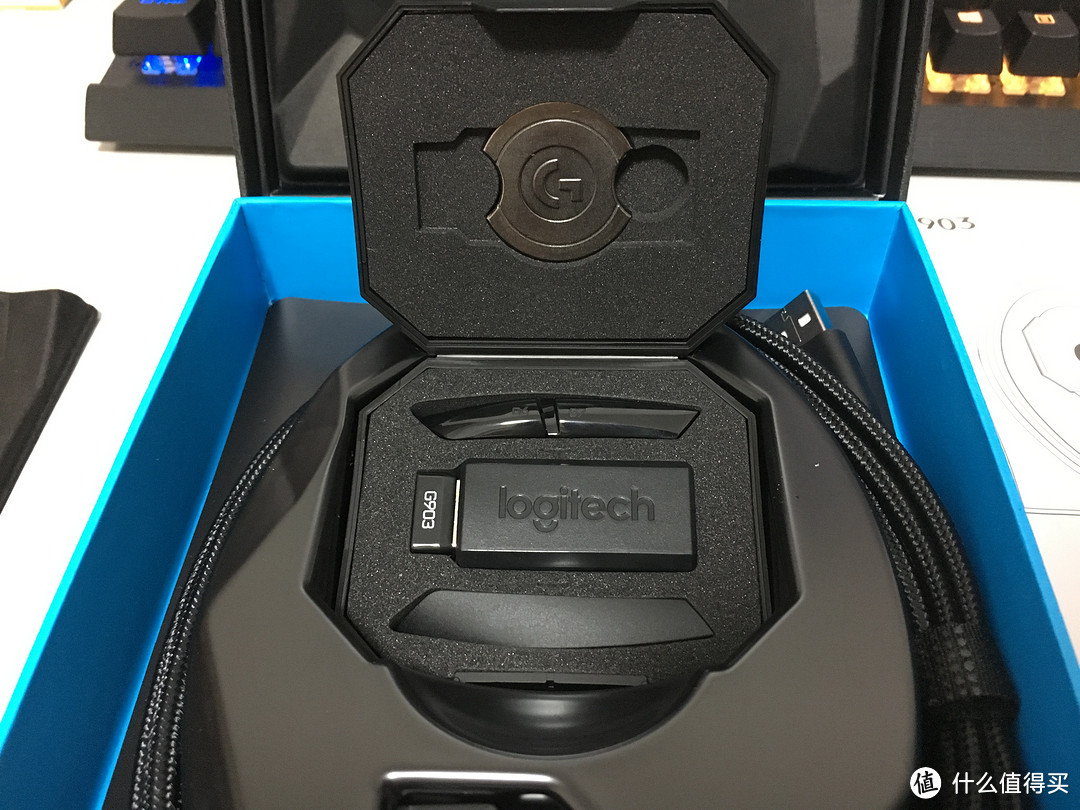 罗技 Logitech G903 LIGHTSPEED 无线鼠标 开箱