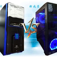 游戏悍将　锋尚A3 分体水冷机箱外观展示(前面板|风扇|接口|背线|脚垫)