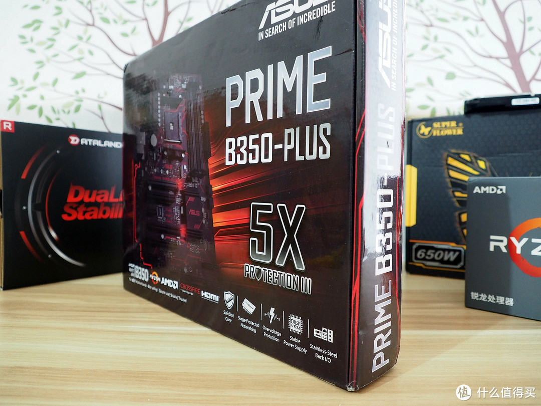 友情装机系列：朋友的新宠—AMD Ryzen3 锐龙 1300X & ASUS 华硕  B350 Plus & Dataland 迪兰560D 开箱简评