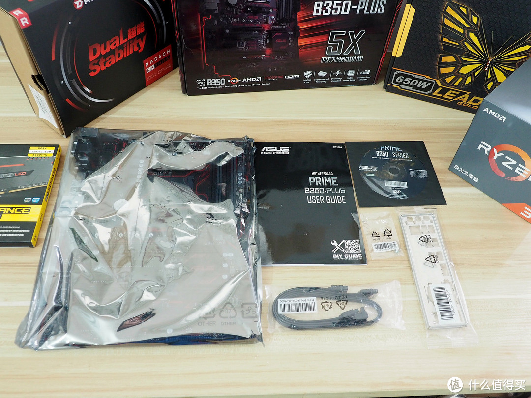 友情装机系列：朋友的新宠—AMD Ryzen3 锐龙 1300X & ASUS 华硕  B350 Plus & Dataland 迪兰560D 开箱简评