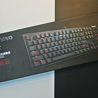 联想 MK300 机械键盘外观展示(背面|支持脚|logo|按键)
