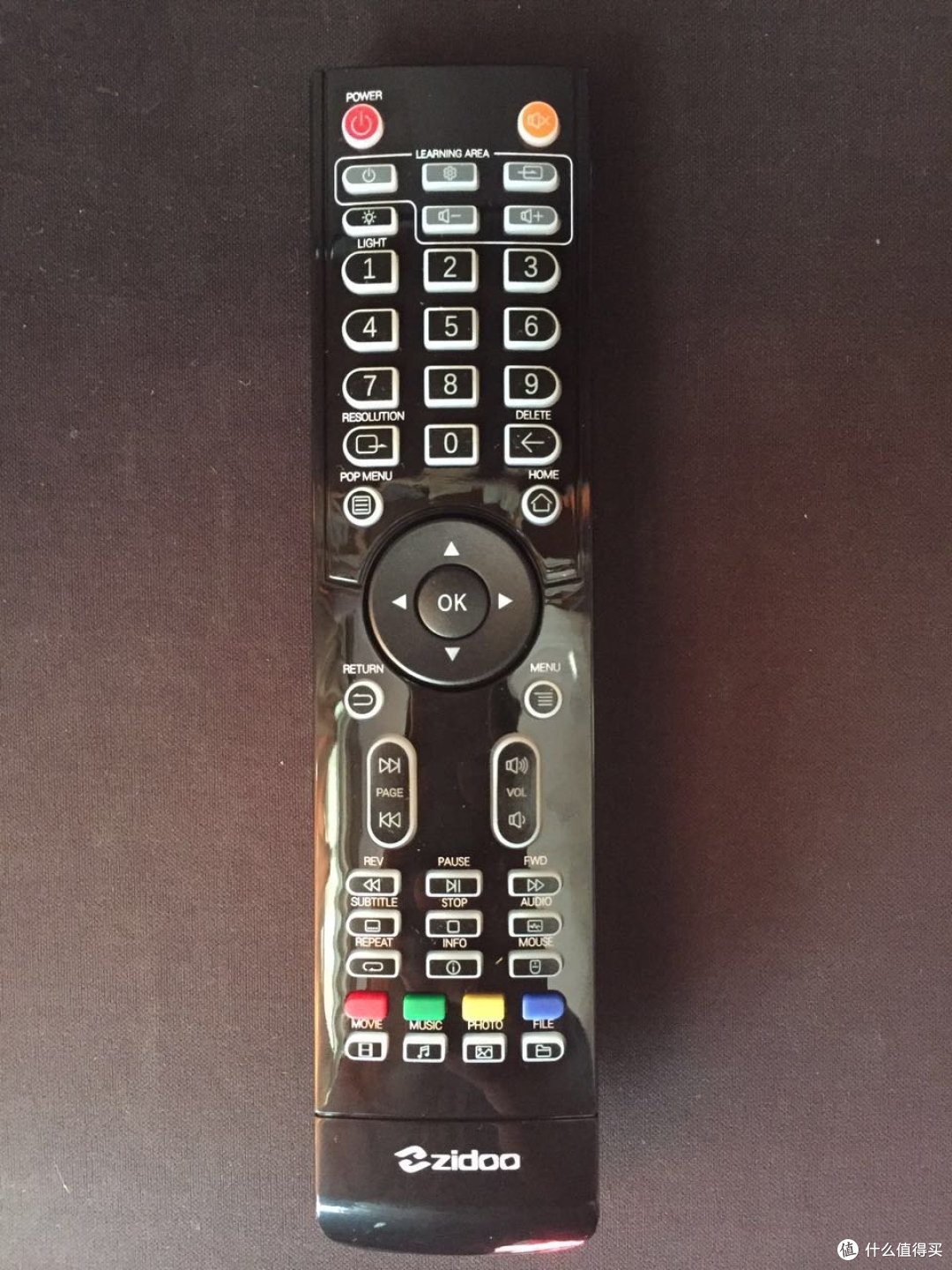 zidoo 新版背光遥控器 开箱简评