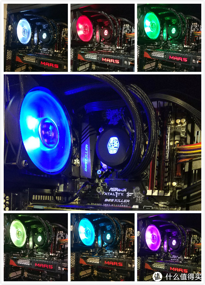 #原创新人# CoolerMaster 酷冷至尊 冰神120RGB CPU散热器 简晒