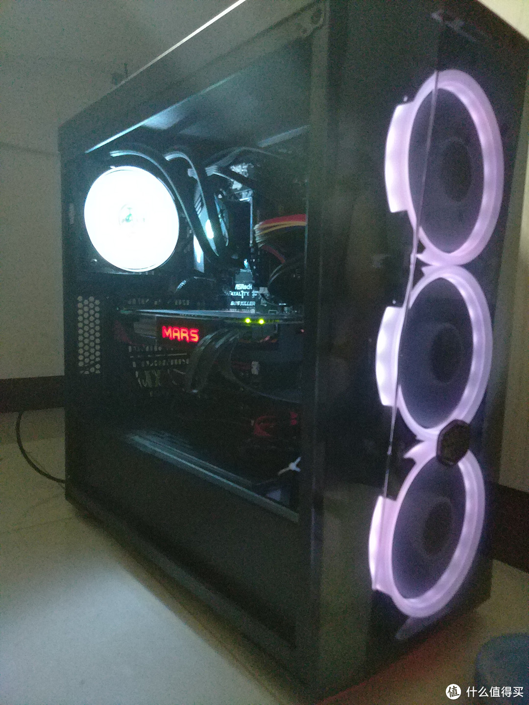 #原创新人# CoolerMaster 酷冷至尊 冰神120RGB CPU散热器 简晒