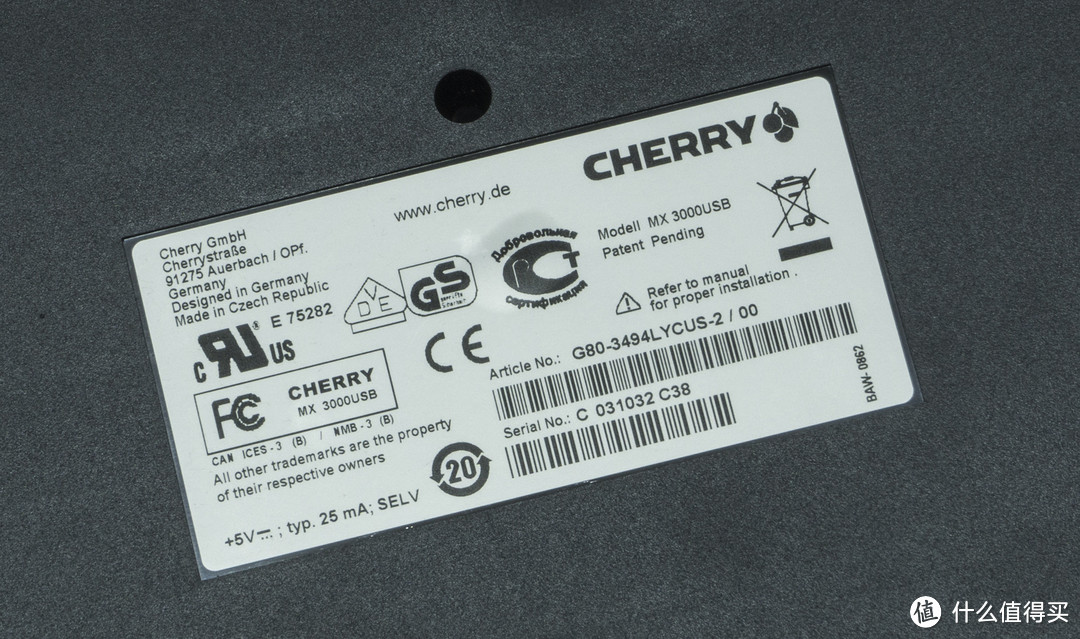 传承28年的情怀：Cherry 樱桃 G80-3494 无钢板红轴 机械键盘 简单评测