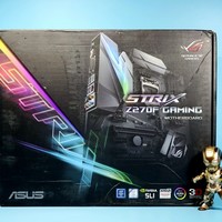 华硕 ROG Strix Z270F GAMING 主板外观展示(接口|插槽|散热片|按键|提示灯)