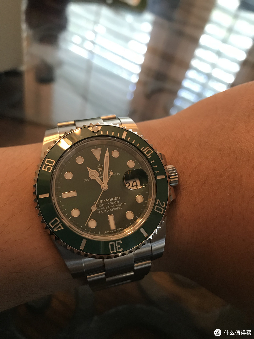 在美帝升级做美爹的礼物，ROLEX 劳力士 潜航者 116610LV 机械表