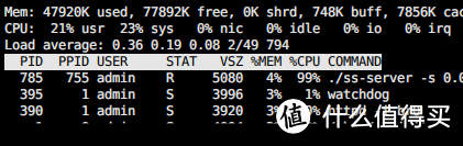 SS占用CPU