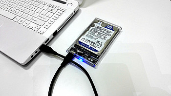 奥睿科 2.5英寸 透明移动硬盘盒使用效果(文件|软件|数据)