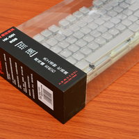 火酷 HK001 全机械琉璃键盘外观展示(键帽|轴体|撑脚|接口)