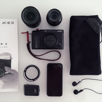 富士 X-E3 APS-C画幅无反相机使用总结(镜头|套机|皮套|闪光灯|接口)