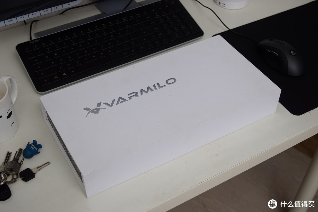 办公桌面改造の机械键盘 ，varmilo 阿米洛 VA87M草木绿 机械键盘 开箱