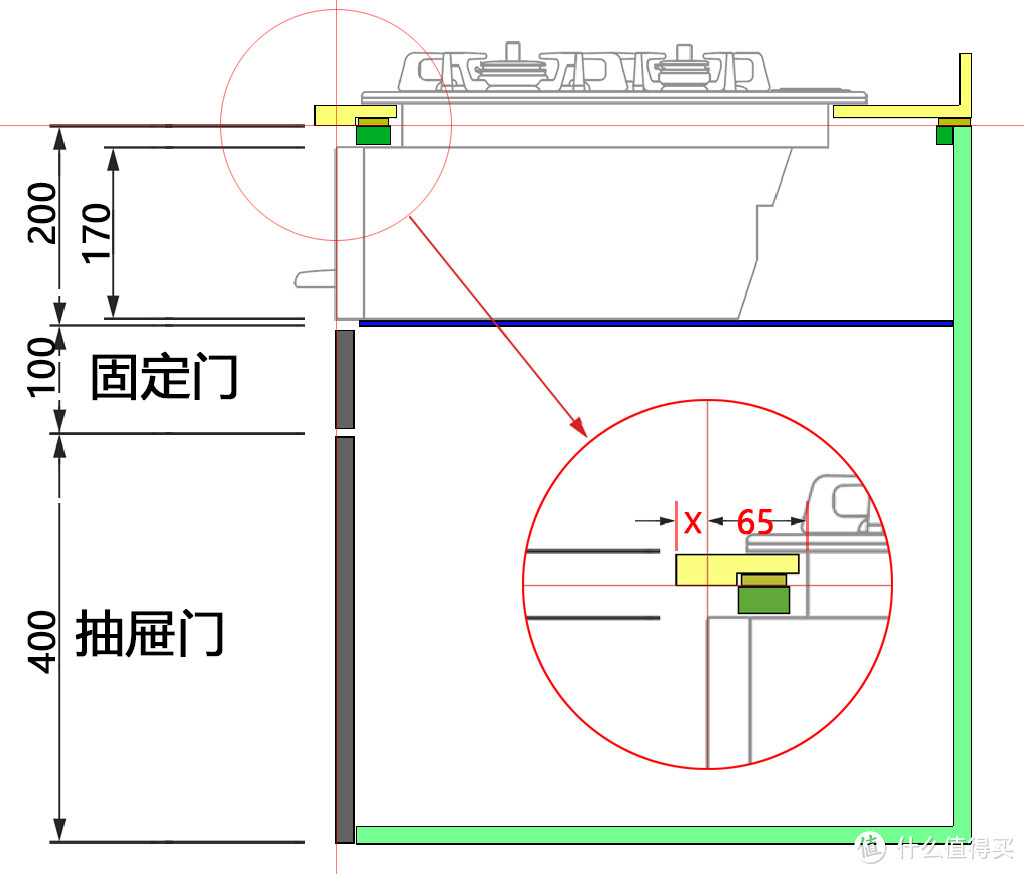 日本燃气灶橱柜设计及安装细节全攻略