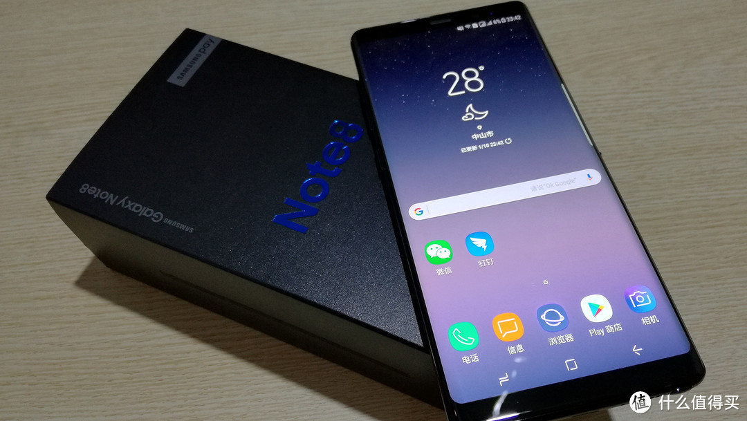 真正的Note！港行三星Galaxy Note 8 午夜黑 128GB开箱