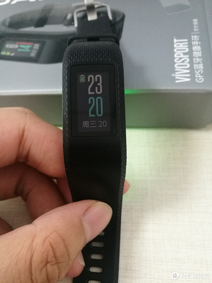 新品首晒 — 关于GARMIN 佳明 运动健身手环vivosport