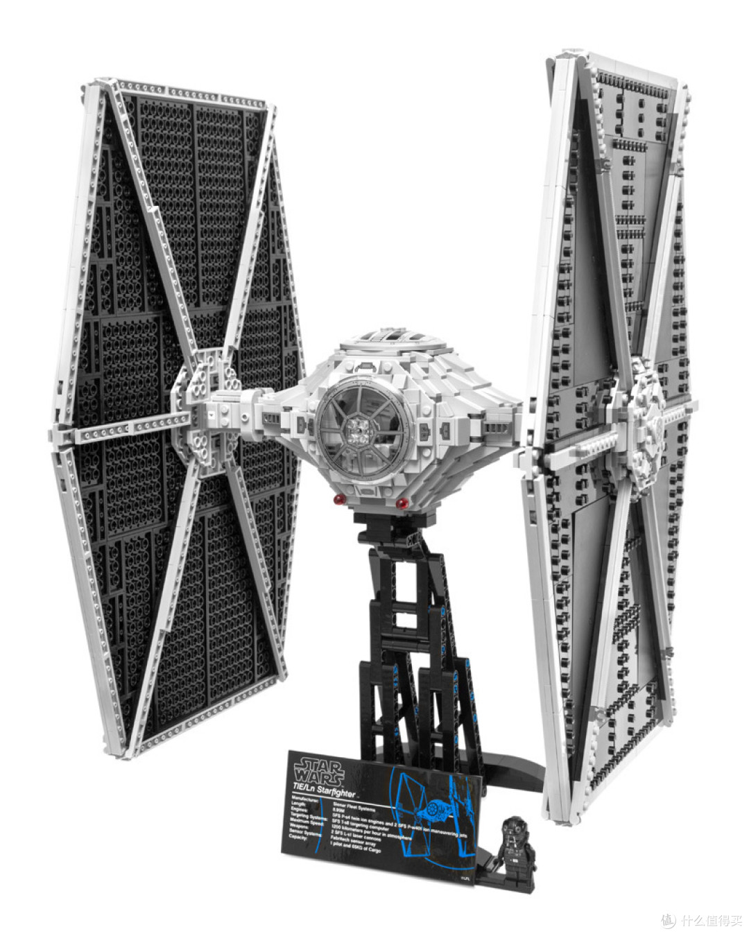 #本站首晒#黑色幽灵 — 乐高 星球大战UCS 75095 钛战机 TIE Fighter 评测