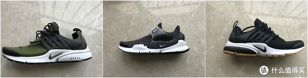 主打舒适的对手 Nike Air Presto 和 Nike Sock Dart