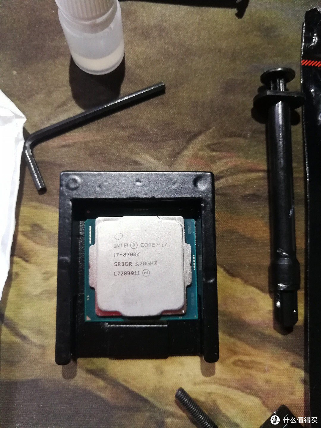 intel 英特尔 I7 8700K国行盒装+华擎Z370K6首测+作死开盖