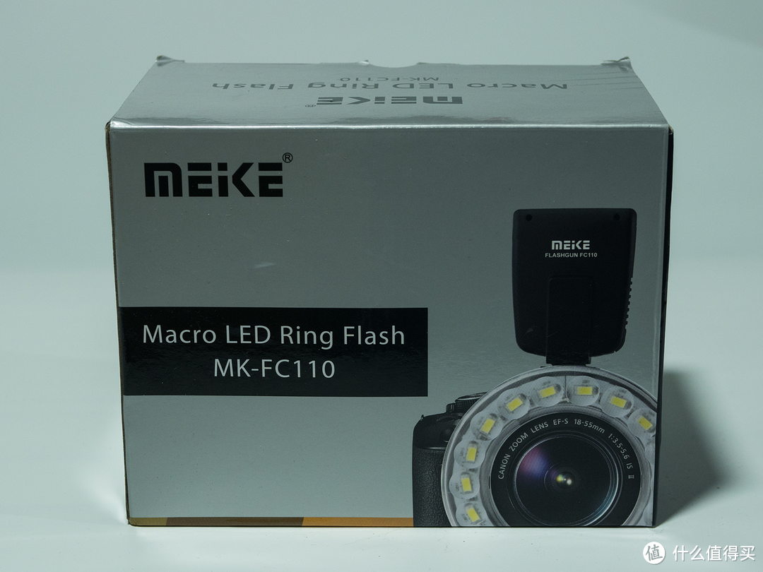 拍微距专用廉价环闪：MEKE 美科 MK-FC110 开箱试拍