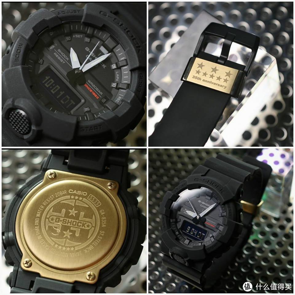 不买不知道，Casio G-Shock 35周年限定系列BIG BANG BLACK，GA-835A GA-800开箱对比外加GW-5035A心酸历程