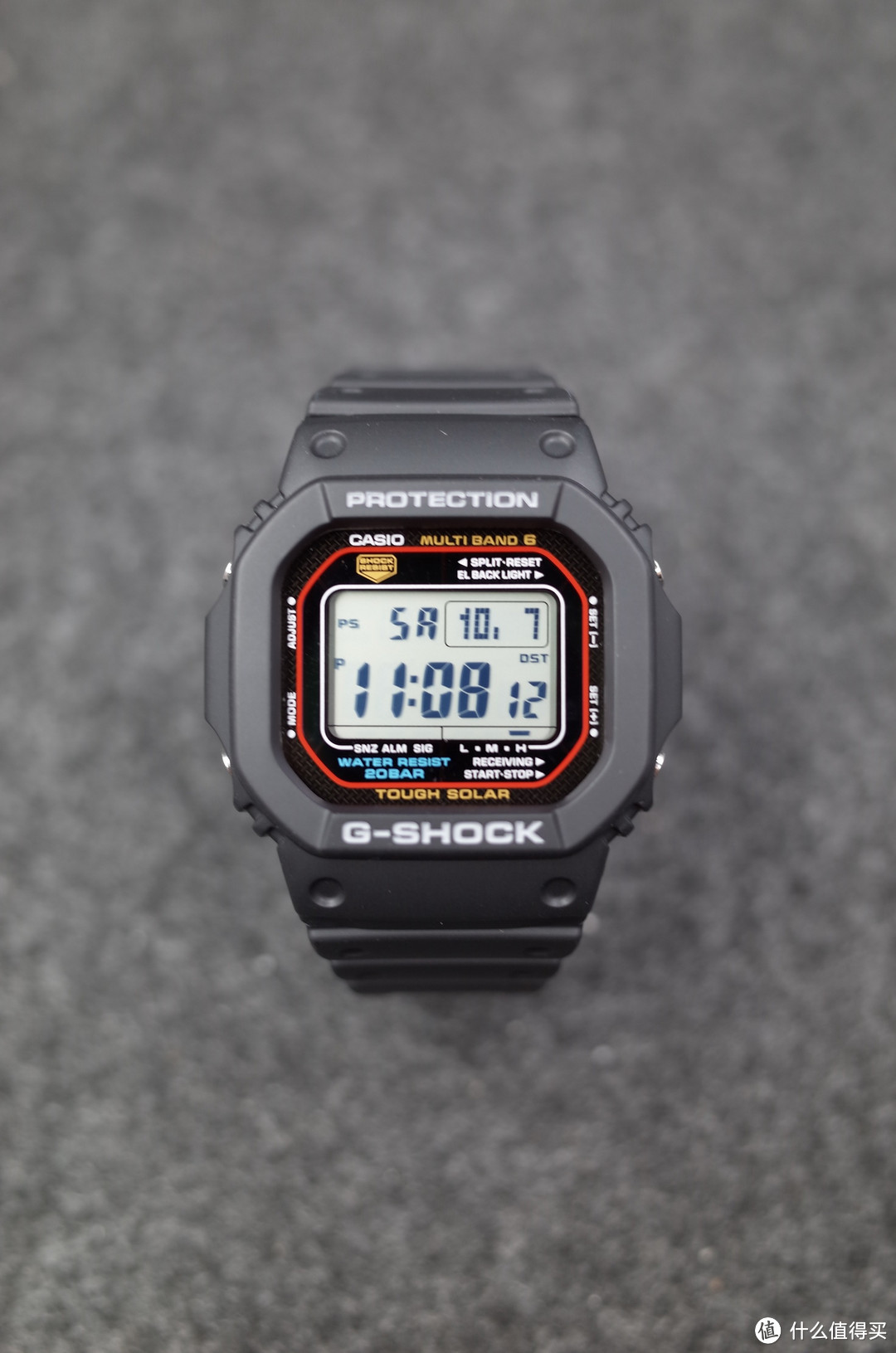 CASIO 卡西欧 GW-M5610-1 太阳能六局电波表 开箱