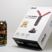 华硕USB-AC68挑战网件A6210外观展示(USB口|散热孔|底座|延长线)