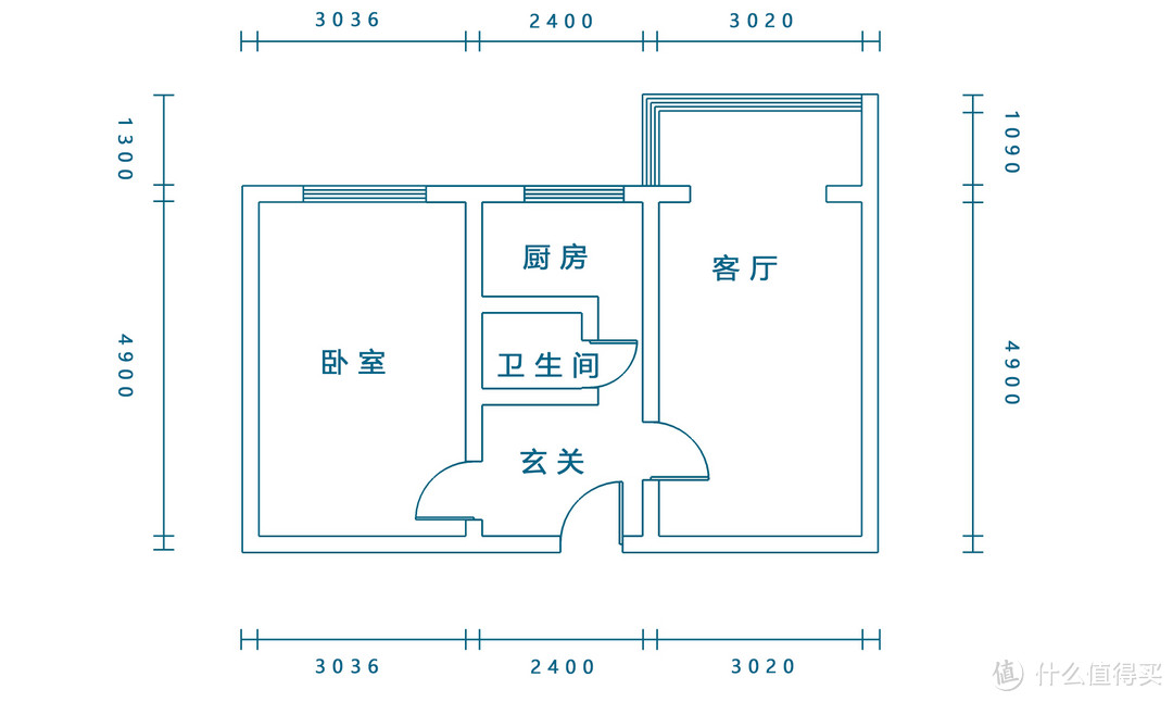 58㎡北欧风智能科技房，还把宜家柜装出了全屋订制的效果！