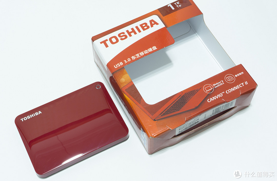 东芝 TOSHIBA  1T  V8 CANVIO 高端系列移动硬盘+袋鼠私有云