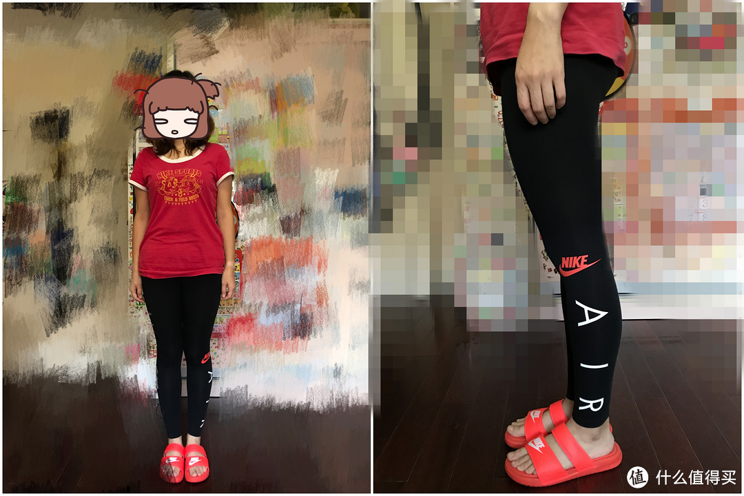 我用APP写原创！NIKE LEGGINGS 弹力印花紧身裤（附真人兽及尺码实测）