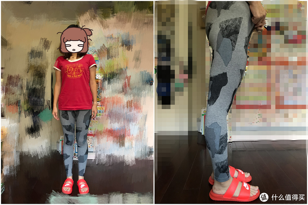 我用APP写原创！NIKE LEGGINGS 弹力印花紧身裤（附真人兽及尺码实测）