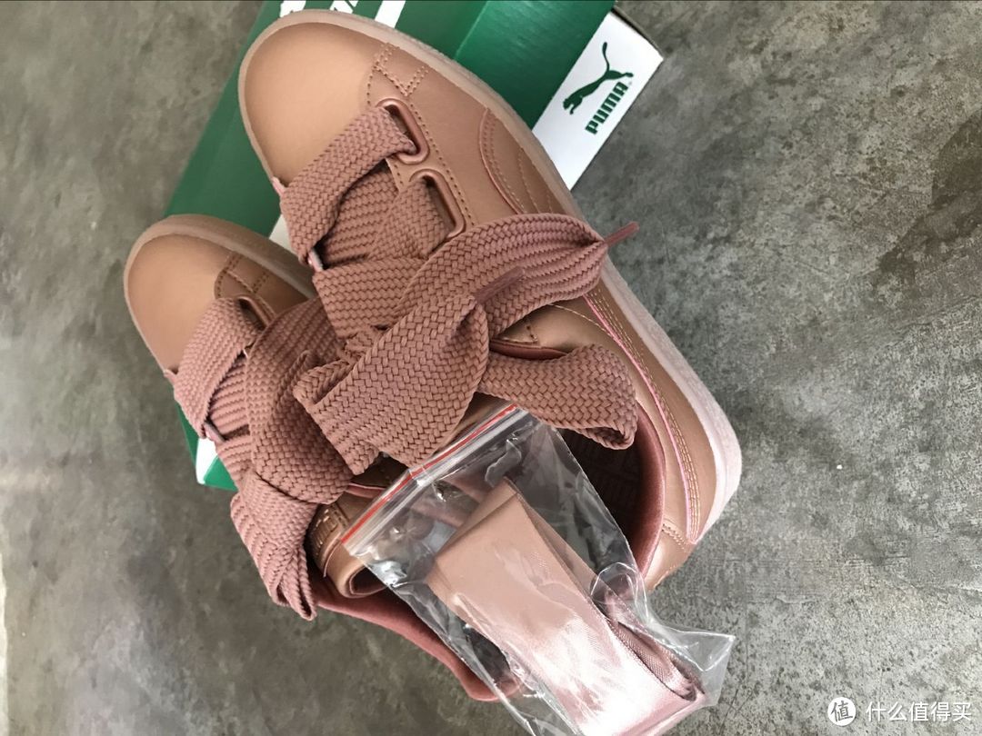 亚马逊海外购购入PUMA 彪马 Basket Heart Copper 女式休闲鞋 开箱晒单