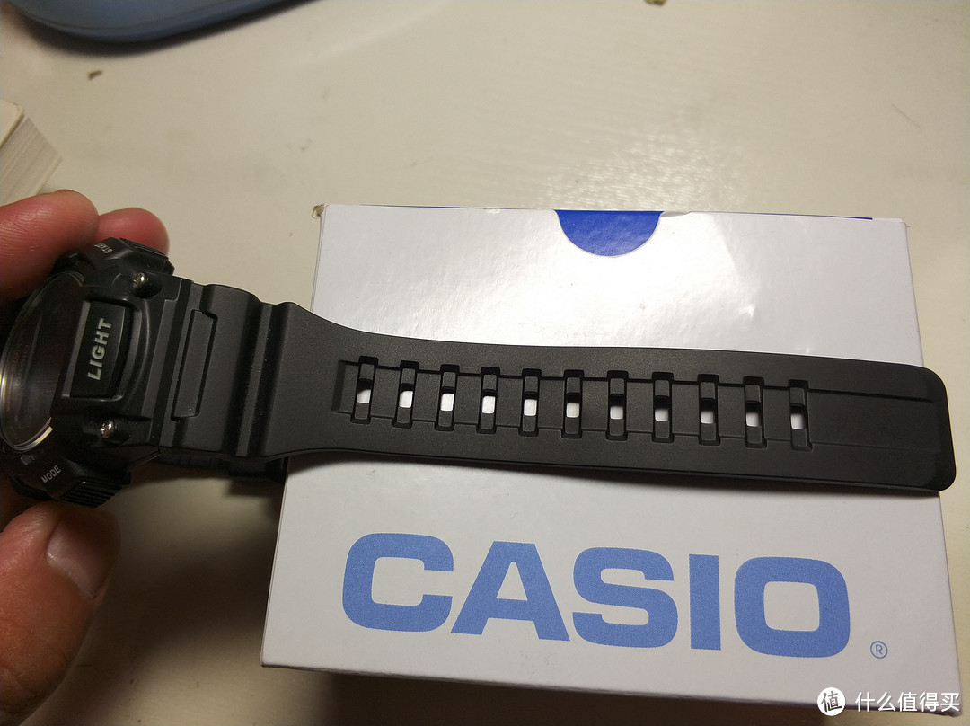 #本站首晒# 契合需求—Casio 卡西欧 Super Illuminator W-736H-1AVCF 电子手表