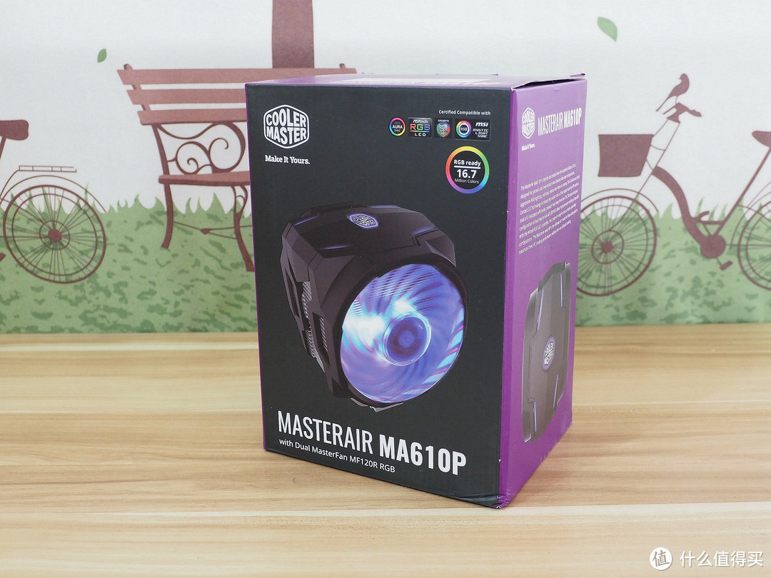 只是为了更炫的灯光—Cooler Master 酷冷至尊 T610P CPU风冷散热器  新品开箱体验