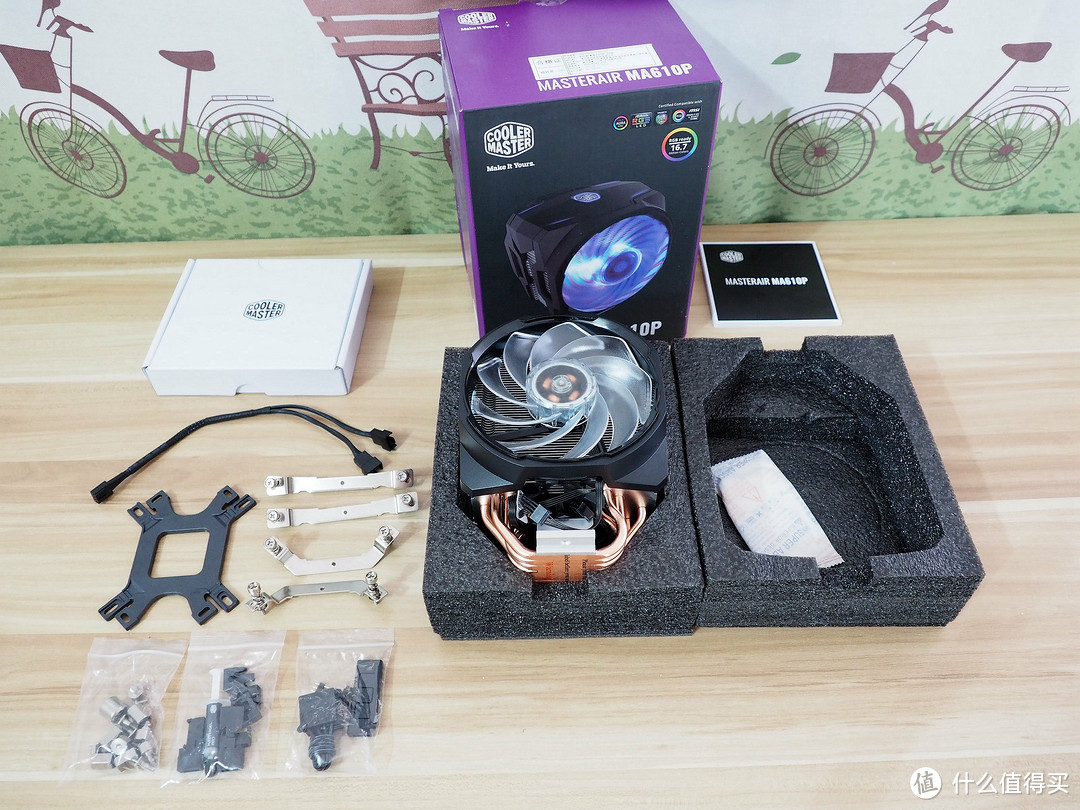 只是为了更炫的灯光—Cooler Master 酷冷至尊 T610P CPU风冷散热器  新品开箱体验