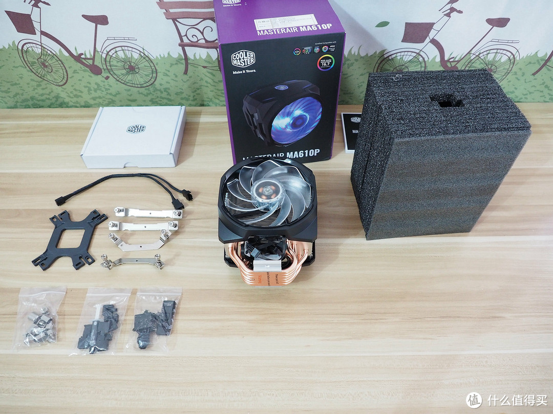 只是为了更炫的灯光—Cooler Master 酷冷至尊 T610P CPU风冷散热器 新品开箱体验